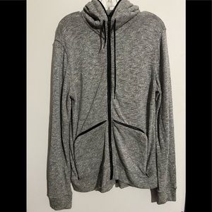 Threads 4 Thoughts Gray Zip Up Hoodie